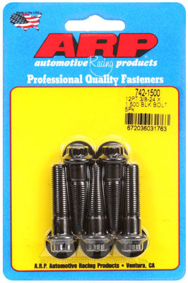 ARP 742-1500 SAE Bolt Kit 3/8-24 x 1.500 12pt black oxide bolts Photo-0
