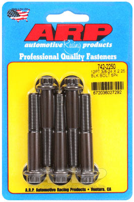 ARP 742-2250 SAE Bolt Kit 3/8-24 x 2.250 12pt black oxide bolts Photo-0