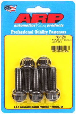 ARP 743-1250 SAE Bolt Kit 7/16-20 x 1.250 12pt black oxide bolts Photo-0