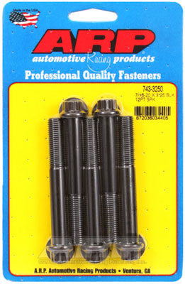 ARP 743-3250 SAE Bolt Kit 7/16-20 x 3.250 12pt black oxide bolts Photo-0