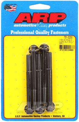 ARP 751-3250 SAE Bolt Kit 5/16-24 x 3.250 hex black oxide bolts Photo-0