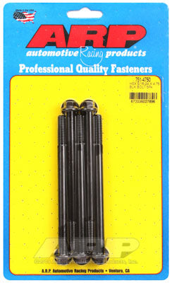 ARP 751-4750 SAE Bolt Kit 5/16-24 x 4.750 hex black oxide bolts Photo-0