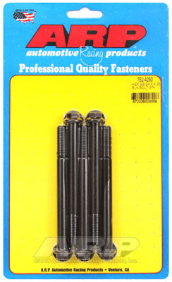 ARP 752-4250 SAE Bolt Kit 3/8-24 x 4.250 hex black oxide bolts Photo-0