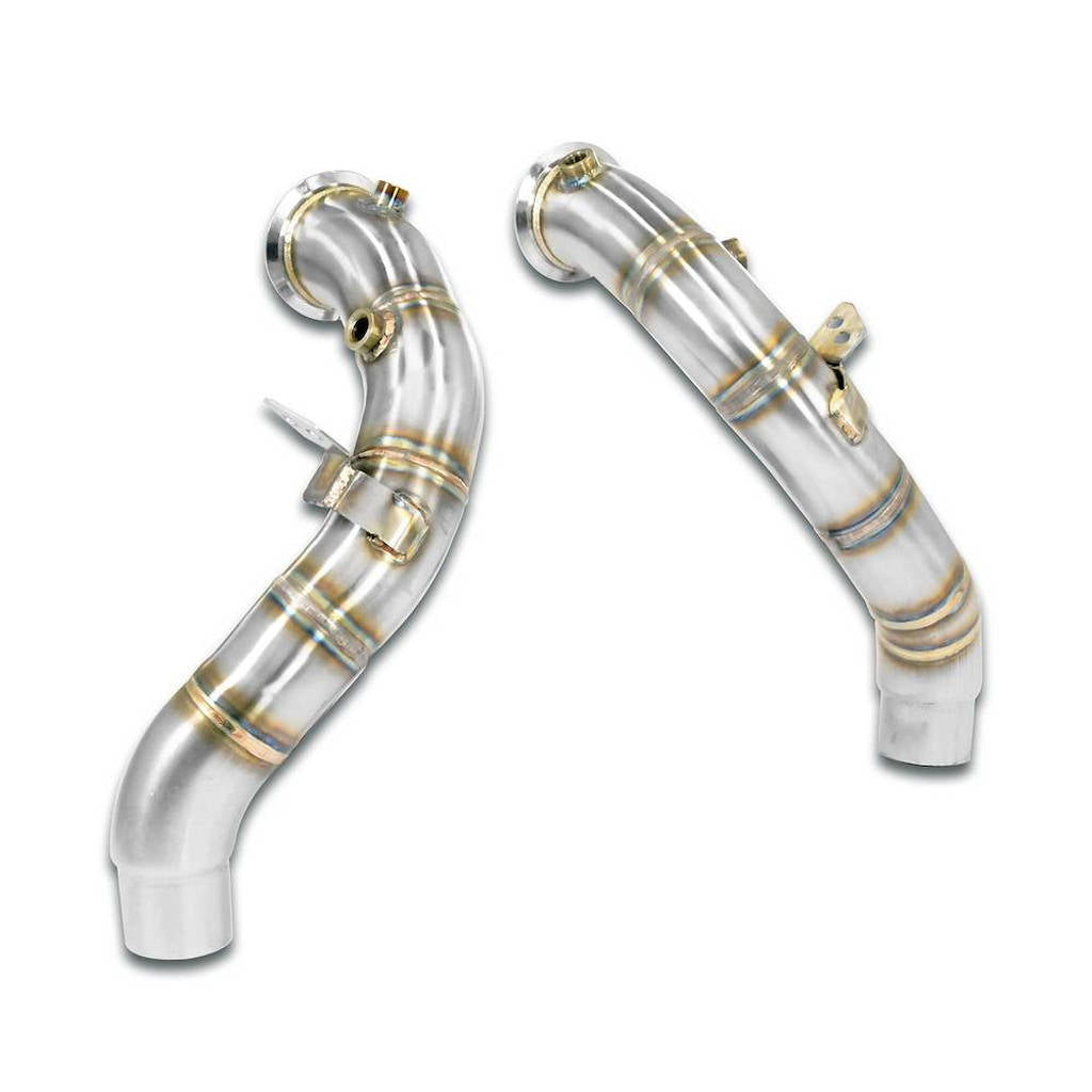 SUPERSPRINT 986711 Turbo downpipe kit Right - Left (Replaces catalytic converter) for BMW F10 M5 Photo-0