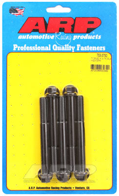 ARP 753-3750 SAE Bolt Kit 7/16-20 x 3.750 hex black oxide bolts Photo-0