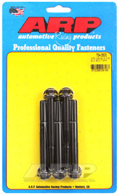 ARP 754-3500 SAE Bolt Kit 3/8-24 x 3.500 hex 7/16 wrenching black oxide bolts Photo-0