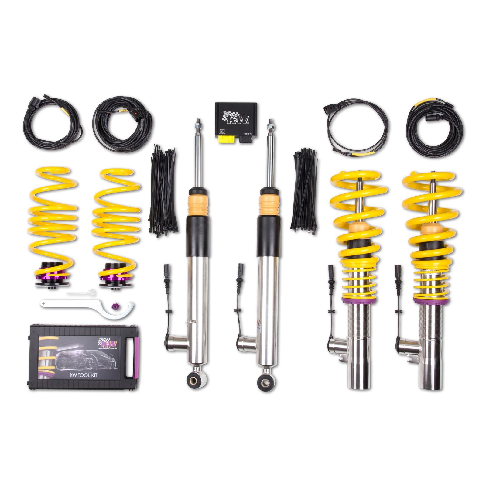 KW 39082002 Coilover Kit INOX DDC ECU SKODA Octavia; (5E) Photo-0