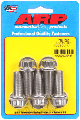 ARP 755-1250 SAE Bolt Kit 1/2-20 x 1.250 12pt SS bolts Photo-0