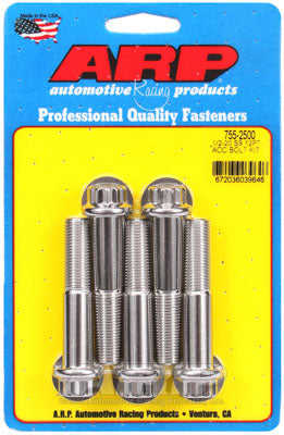 ARP 755-2500 SAE Bolt Kit 1/2-20 x 2.500 12pt SS bolts Photo-0