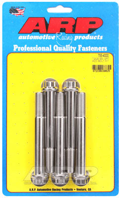ARP 755-4000 SAE Bolt Kit 1/2-20 x 4.000 12pt SS bolts Photo-0