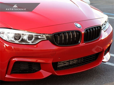 AUTOTECKNIC BM-0175-DS-MB Dual-Slats Stealth Black Front Grilles - F32 / F36 4-Series | F80 M3 | F82 M4 Photo-2