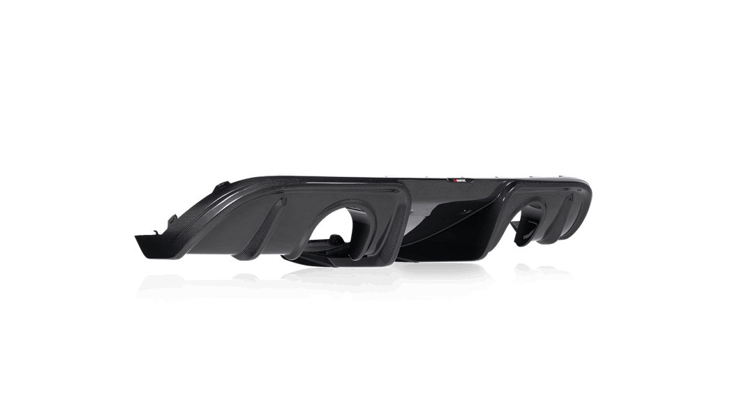AKRAPOVIC DI-PO/CA/8/G Rear Carbon Fiber Diffuser (High Gloss) PORSCHE Cayman GT4 (718) Photo-0