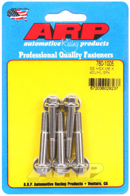 ARP 760-1005 Metric Thread Bolt Kit M6 x 1.00 x 40 hex SS bolts Photo-0