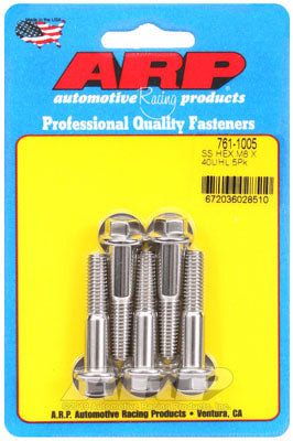 ARP 761-1005 Metric Thread Bolt Kit M8 x 1.25 x 40mm hex SS bolts Photo-0