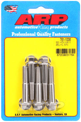ARP 761-1006 Metric Thread Bolt Kit M8 x 1.25 x 45mm hex SS bolts Photo-0