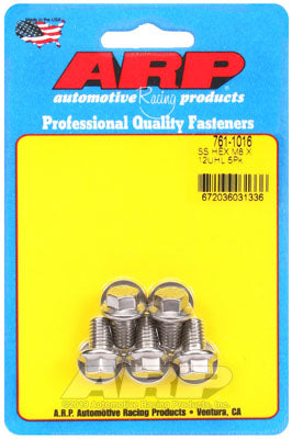 ARP 761-1016 Metric Thread Bolt Kit M8 x 1.25 x 12 hex SS bolts Photo-0