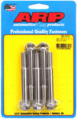 ARP 762-1010 Metric Thread Bolt Kit M10 x 1.50 x 80mm hex SS bolts Photo-0