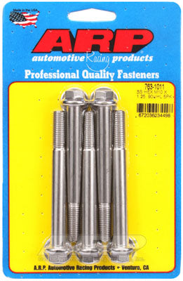 ARP 763-1011 Metric Thread Bolt Kit M10 x 1.25 x 90 hex SS bolts Photo-0