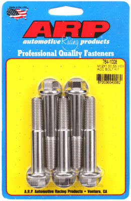 ARP 764-1008 Metric Thread Bolt Kit M12 x 1.50 x 70 hex SS bolts Photo-0