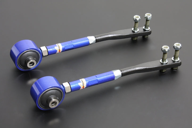 HARDRACE 7645 FRONT TENSION ROD FORGED Harden Rubber 2PCS/SET NISSAN R32/R33/R34 GTR Photo-0