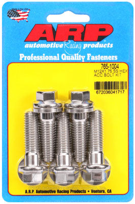 ARP 765-1004 Metric Thread Bolt Kit M12 x 1.75 x 40 hex SS bolts Photo-0