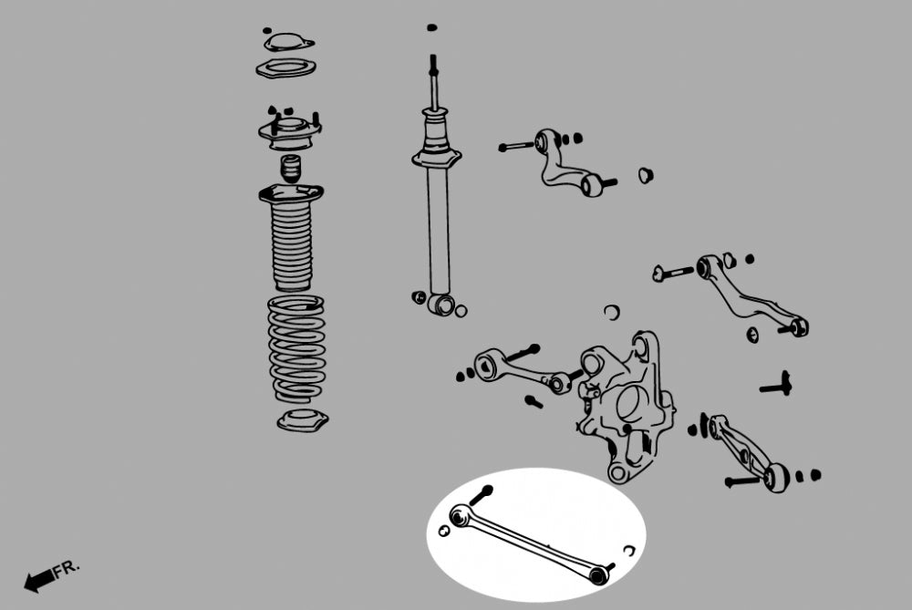 HARDRACE 7686 REAR LOWER ARM Pillow Ball Equipped. 2PCS/SET LEXUS LS460 UCF40 Photo-3