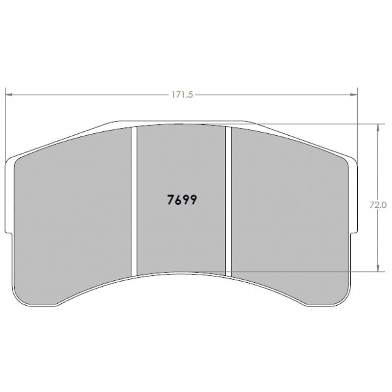 PFC 7699.82.32.44 Front Brake Pads for LAMBORGHINI Huracan ST EVO GT2 (82 Compound, 32 mm) Photo-0