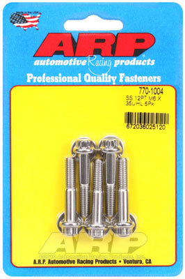 ARP 770-1004 Metric Thread Bolt Kit M6 x 1.00 x 35 12pt SS bolts Photo-0