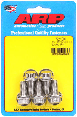 ARP 772-1001 Metric Thread Bolt Kit M10 x 1.50 x 20 12pt SS bolts Photo-0