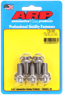 ARP 773-1001 Metric Thread Bolt Kit M10 x 1.25 x 20 12pt SS bolts Photo-0