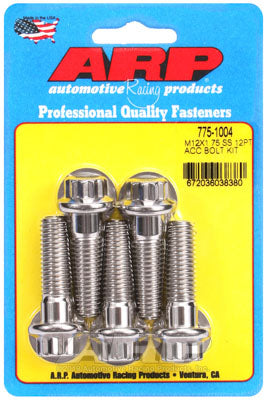 ARP 775-1004 Metric Thread Bolt Kit M12 X 1.75 X 40 12pt SS bolts Photo-0