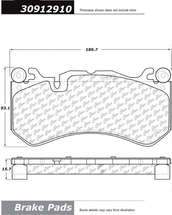STOPTECH 309.12910 Front Sport Brake Pads with Shims & Hardware AUDI/MERCEDES-BENZ AMG GT/AMG GT 53/AMG GT 63/AMG GT 63 S 2007-2020 Photo-1