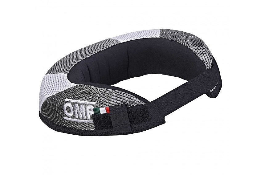 OMP KK0-4009-080 (KK04009080) Neck collar (karting) COLLAR, grey/white Photo-0