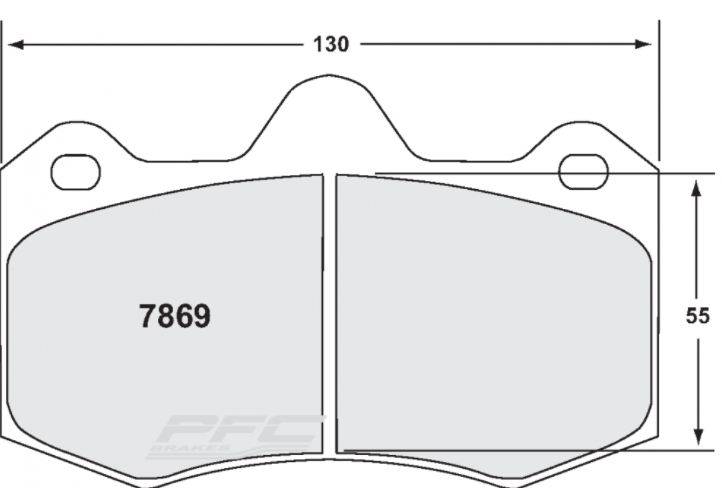 PFC 7869.10 Front Brake Pads for LOTUS Evora 3.5 2009 GTS AP 4p (Z-Rated Compound) Photo-0