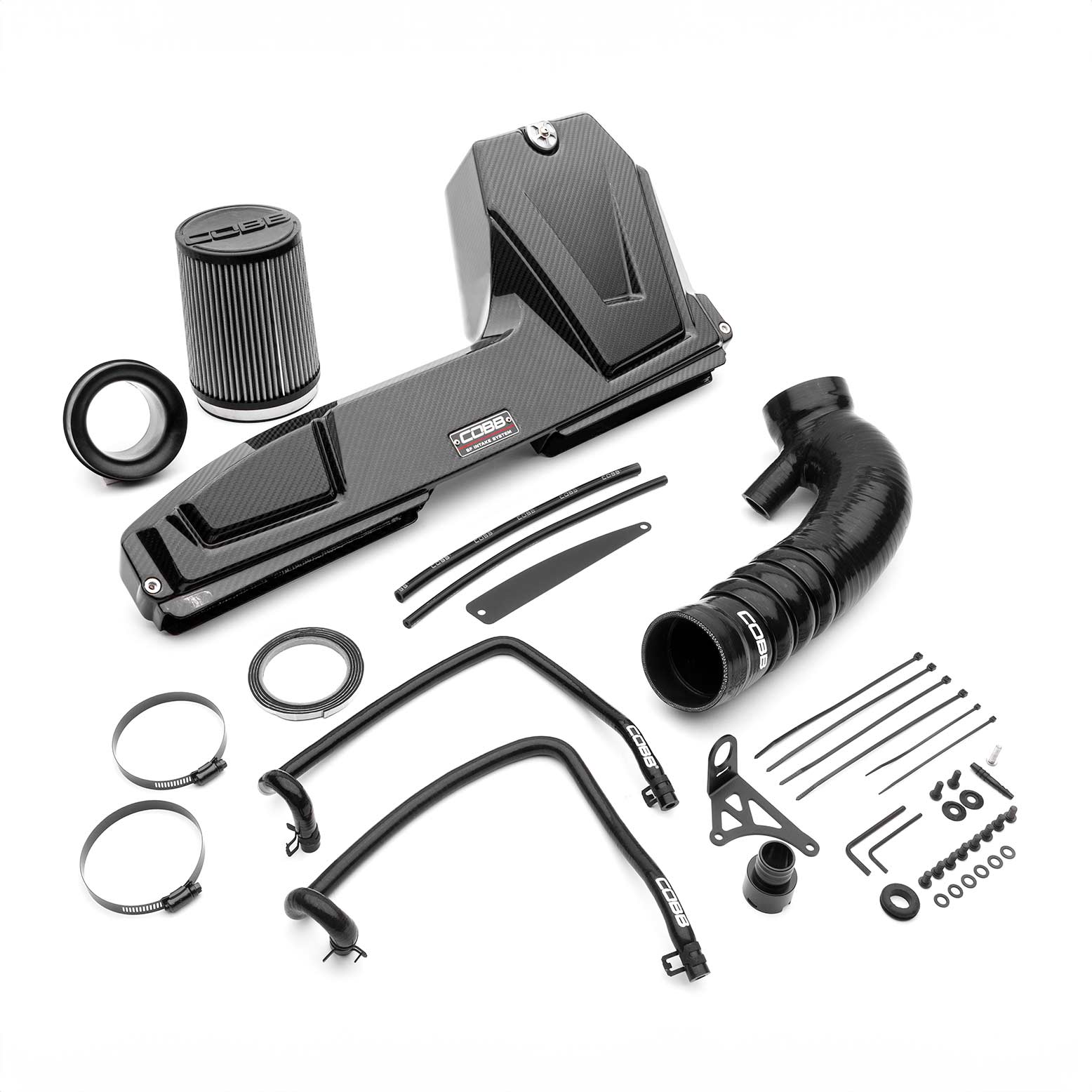 COBB 7A2160 Carbon Air Intake System REDLINE for VOLKSWAGEN Golf R (Mk8)/AUDI S3 (8Y) S 2022+ Photo-0