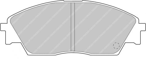 FERODO FDS598 Front Brake Pads DS Performance for HONDA Civic 3 / 4 Photo-0