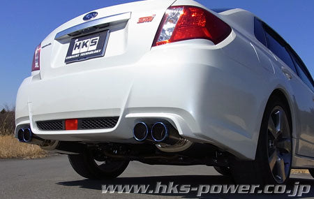 HKS 31021-AF021 Legamax Premium Exhaust For Subaru Impreza GVF GVB (rear sections) Photo-1