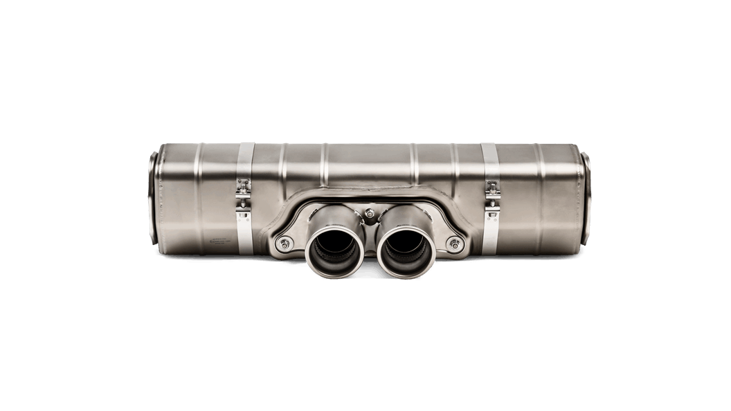 AKRAPOVIC S-PO/TI/10H Slip-On Line (Titanium) PORSCHE 911 GT3 (991.2) 2018-2019 ECE Type Approval Photo-0