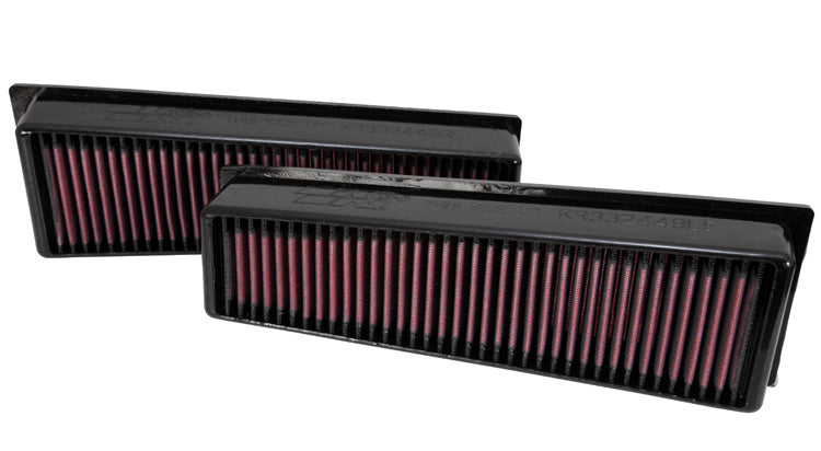 K&N 33-2449 Replacement Air Filter BMW X5M/X6M 4.4L-V8; 2009 (2 PER BOX) Photo-0