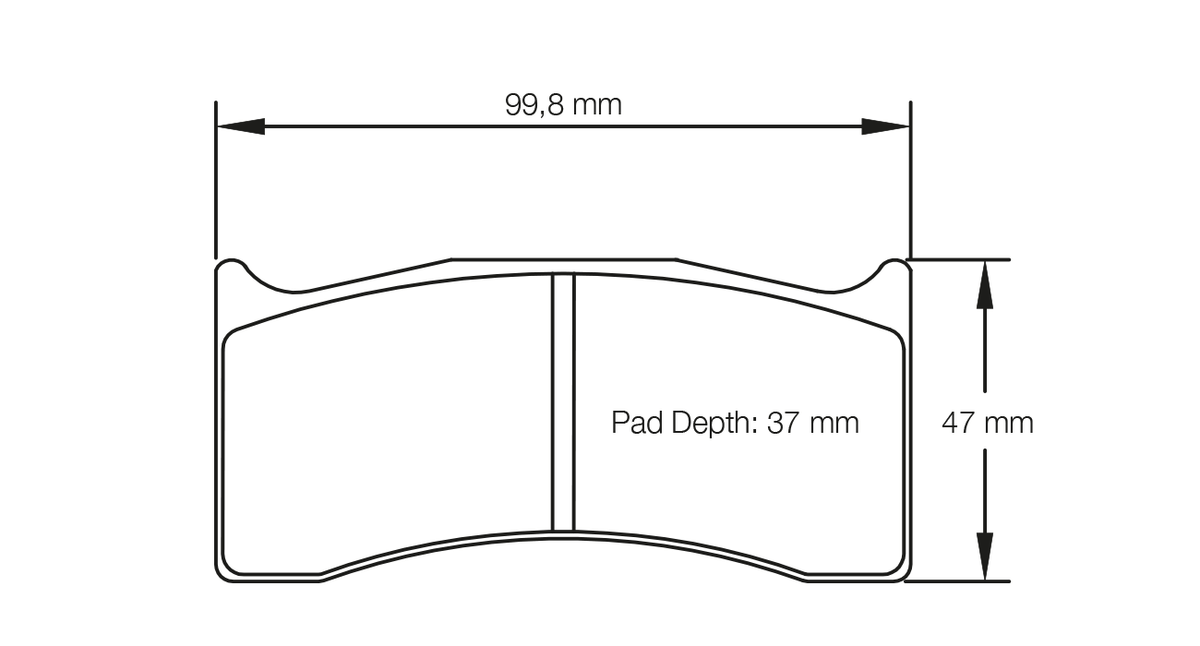 PAGID 8000-RS42 Brake Pads for Alcon SR, CAR22 (4422) D37 / Brembo 07.7881. 4 piston (type 100A or B08 family) Photo-0