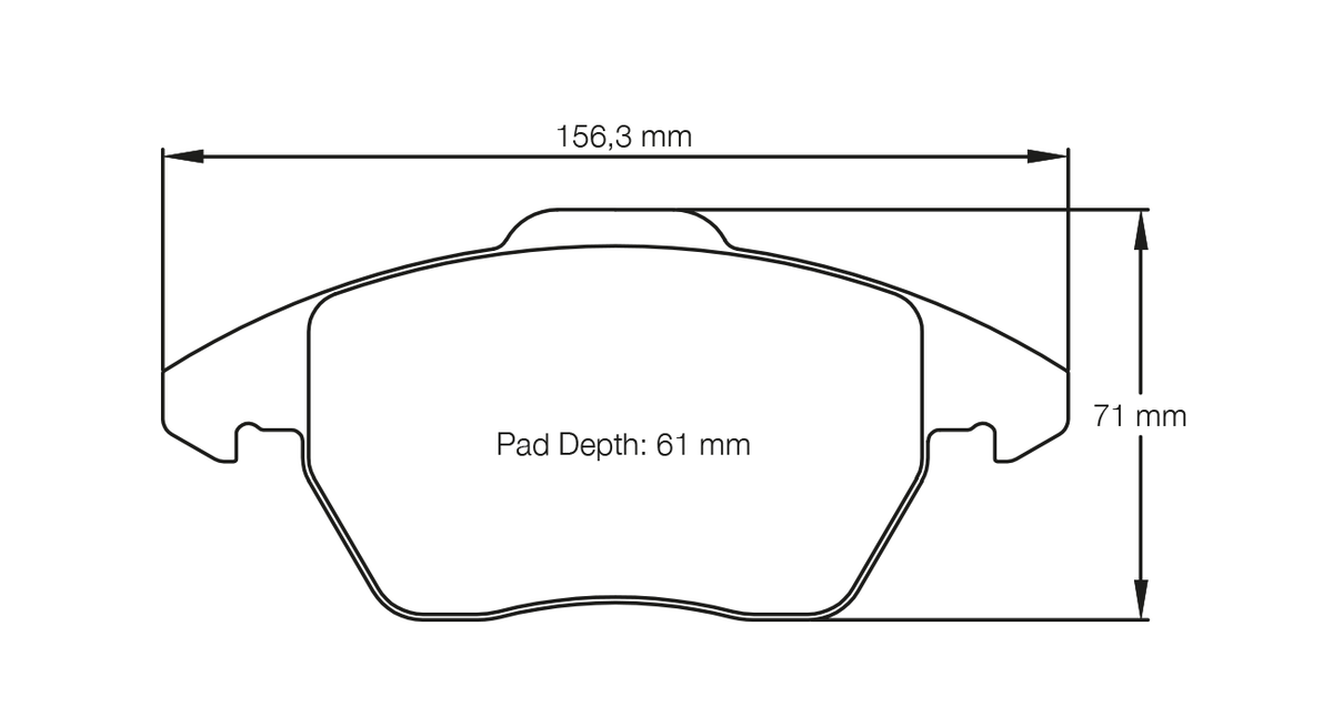 PAGID 8001-RSL29 Front Brake Pads for AUDI A3 3.2 / TT 3.2 / GOLF GTi mk5 Photo-0