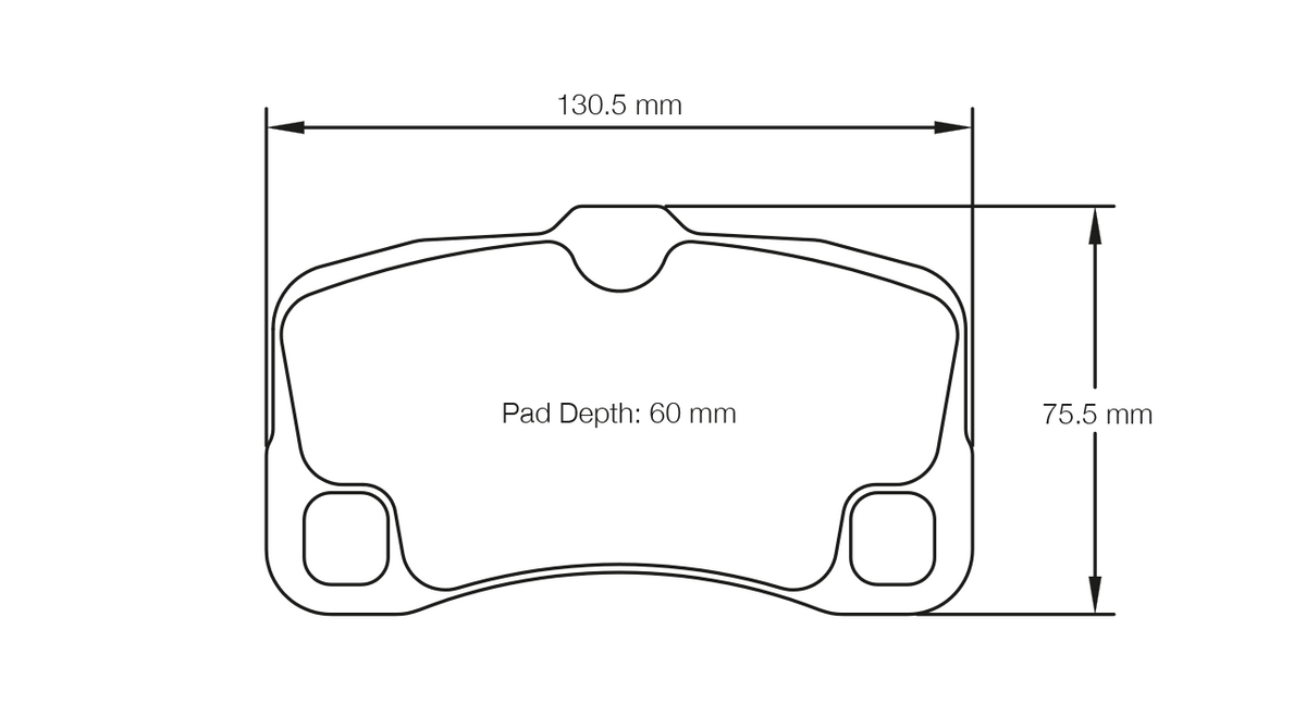 PAGID 8006-RST5 Brake Pads for rear PORSCHE 997 GT3 / GT2 / Turbo / Carrera Mk2 Photo-0