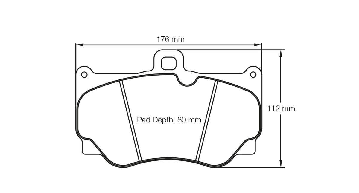 PAGID 8011-RSL29 Brake Pads for Alcon CAR17 (4417) / PNP4417x550 Photo-0