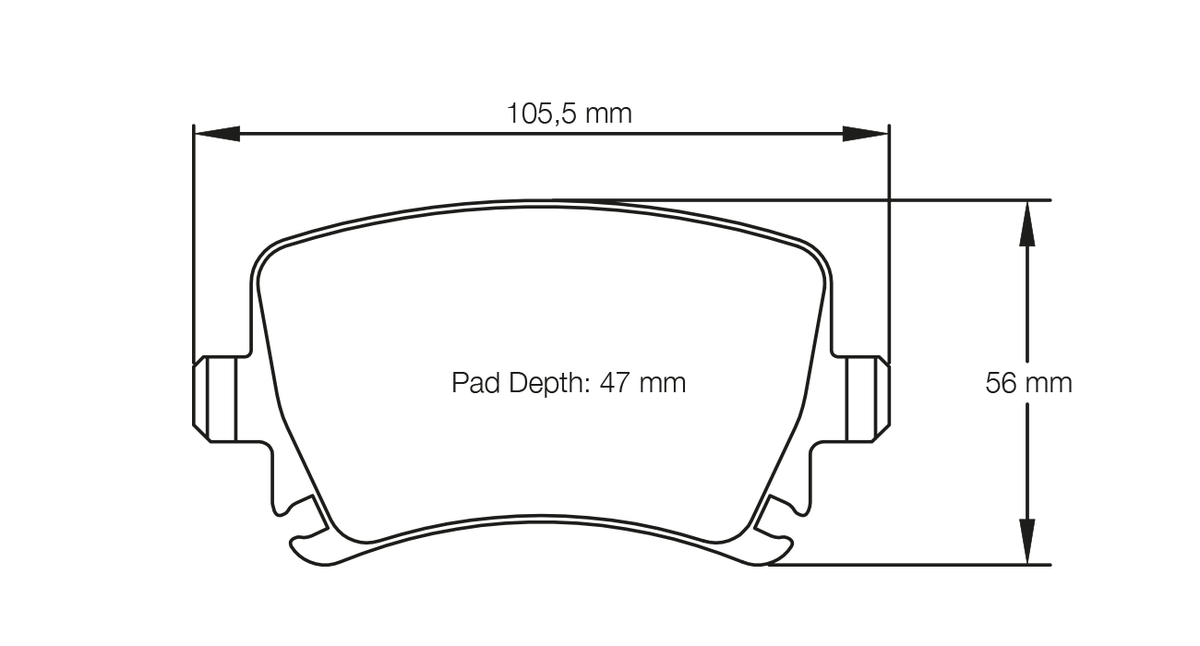 PAGID 8046-RSL19 Rear Brake Pads for AUDI RS3 Sportback (8PA) / VW Golf VI 2.0R 4motion (disc Ø 345 mm) Photo-0