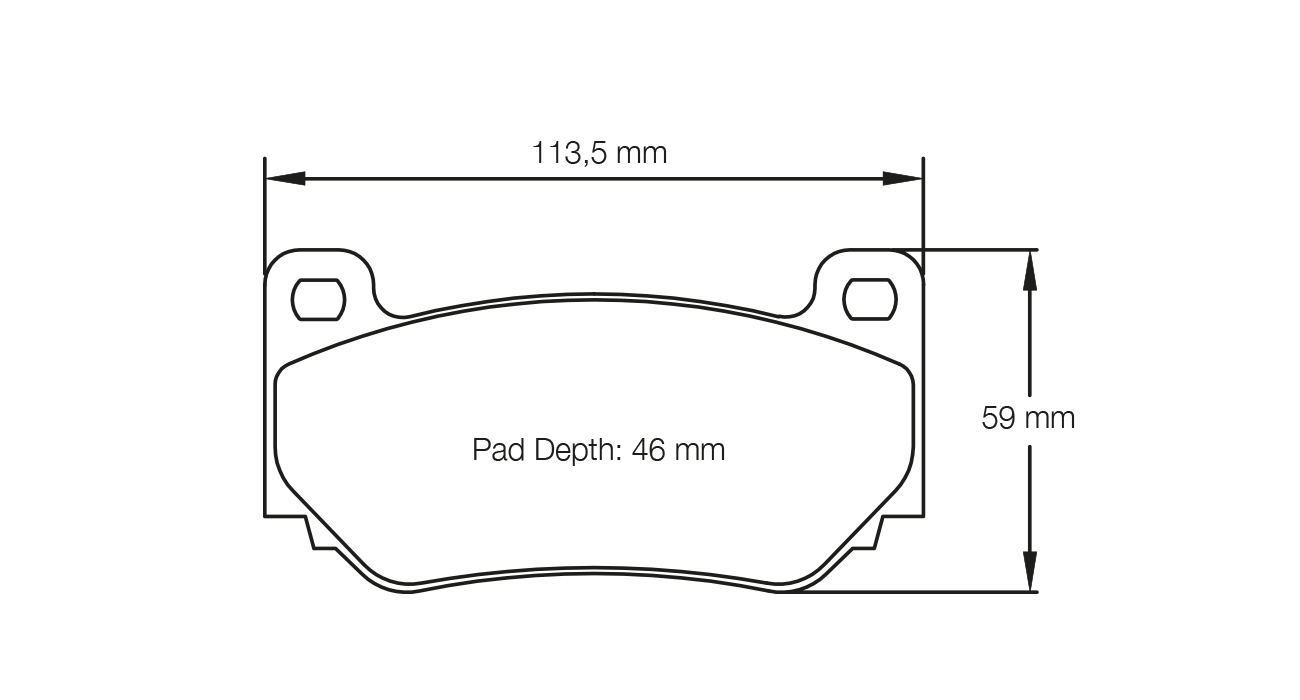 PAGID 8076-RS14 Brake pads RS14 AP Racing CP7600 D46 Photo-0