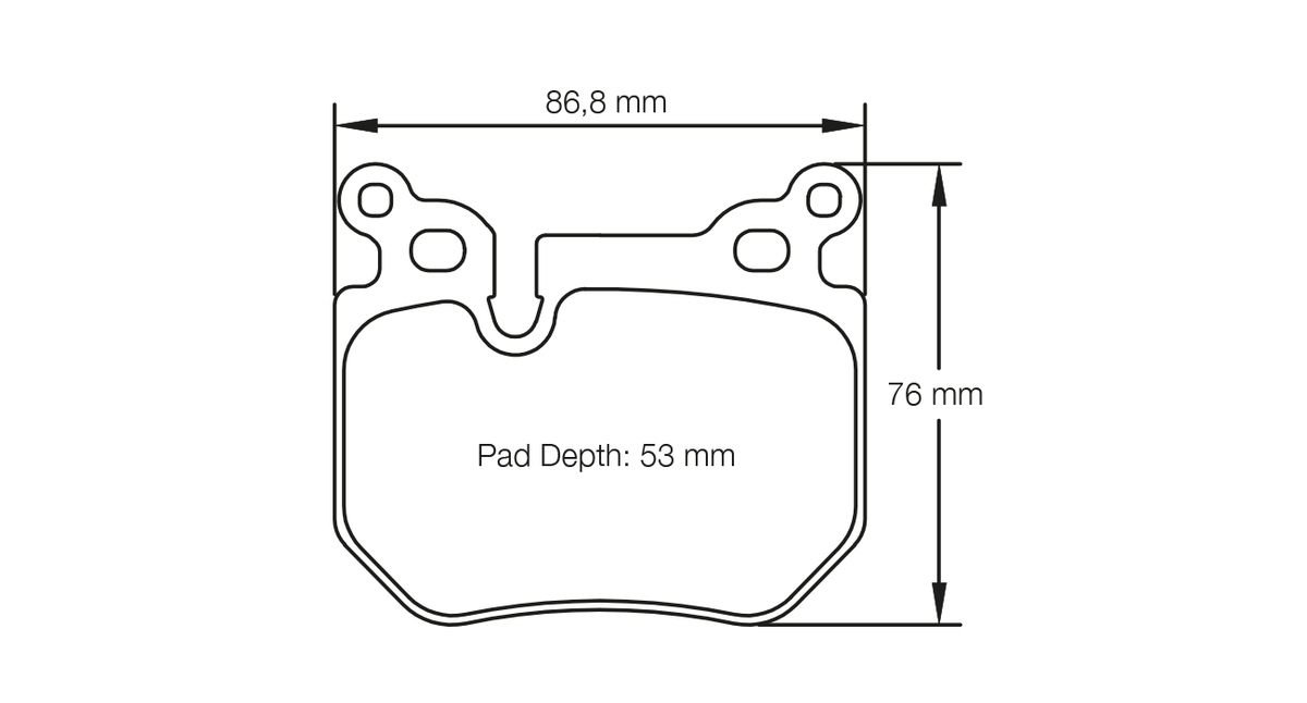 PAGID 8085-RSL29 Rear Brake Pads for BMW 3 Series (E90) M-Technic / Brembo Photo-0