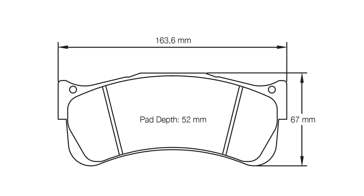 PAGID 8087-RSL29 Front Brake Pads for PORSCHE 992 GT3 Cup / AUDI R8 LMS Ultra GT3 (race car) Photo-0