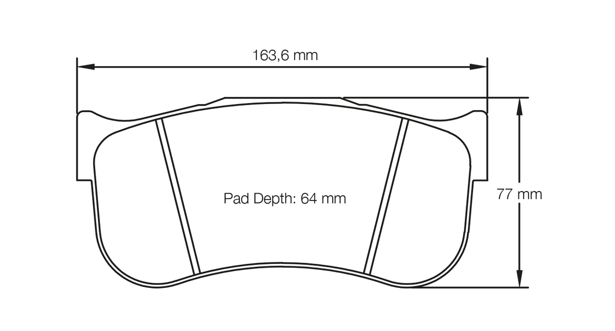PAGID 8100-RSL29 Front Brake Pads for BMW M2 CS Racing (Permit A 450PS) / M8 GTE (race car) / TOYOTA GR Supra GT4 (race car) (Brembo calipers) Photo-0
