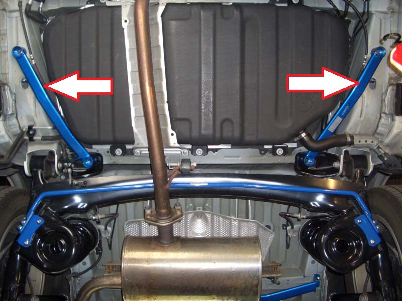 CUSCO 815 492 RS Power brace floor rear side for TOYOTA Noah/Voxy 2001-2007 Photo-0