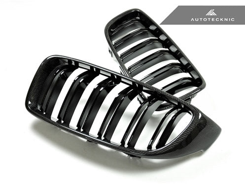 AUTOTECKNIC BM-0175-DS-CFCarbon Fiber Front Grilles - F32 / F36 4-Series | F80 M3 | F82 M4 Photo-0 